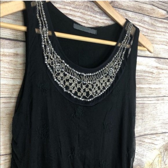 LF Beaded Little Black Dress xs - Picture 4 of 5